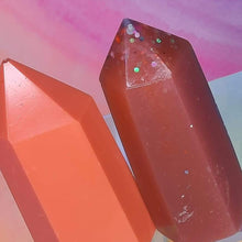 Load image into Gallery viewer, Resin crystal set in summer fruit tones