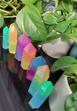 Load image into Gallery viewer, Resin crystal set in layered glitter tones