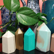 Load image into Gallery viewer, Resin crystal set in earthy forest tones
