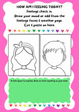 Load image into Gallery viewer, How am i feeling FREE PRINTABLE with 5 pages to download
