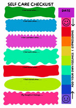 Load image into Gallery viewer, Self care check in FREE PRINTABLE digital download
