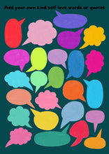 Load image into Gallery viewer, Self love bubble notes on mirror FREE PRINTABLE Digital product
