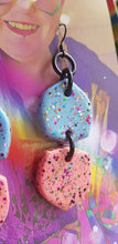 Load image into Gallery viewer, SALE $10!!!!  Pastel pretties Handmade polymer clay earrings
