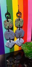 Load image into Gallery viewer, Pistachio handmade polymer clay earrings
