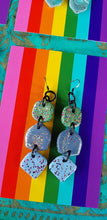 Load image into Gallery viewer, Pistachio handmade polymer clay earrings
