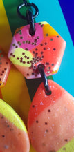 Load image into Gallery viewer, SALE $10!!!!  Tropical fruit handmade polymer clay earrings
