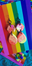 Load image into Gallery viewer, SALE $10!!!!  Tropical fruit handmade polymer clay earrings
