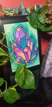 Load image into Gallery viewer, Rainbow quartz point art
