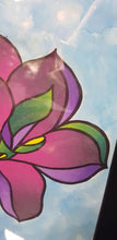 Load image into Gallery viewer, Magenta magnolia flower Australian floral tattoo inspired artwork
