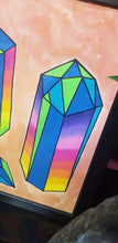 Load image into Gallery viewer, tattoo inspired crystal art
