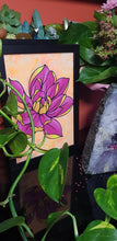Load image into Gallery viewer, Yellow &amp; magenta magnolia flower Australian floral tattoo inspired artwork
