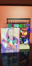 Load image into Gallery viewer, Minty mint handmade glitter polymer clay earrings
