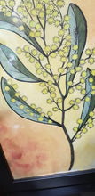 Load image into Gallery viewer, Yellow wattle flower Australian floral tattoo inspired artwork
