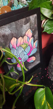 Load image into Gallery viewer, Pastel lotus flower Australian floral tattoo inspired artwork
