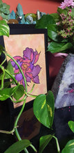 Load image into Gallery viewer, Purple peony flower Australian floral tattoo inspired artwork
