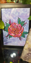 Load image into Gallery viewer, Red rose beauty flower Australian floral tattoo inspired artwork

