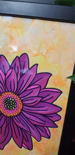 Load image into Gallery viewer, Pink gerbra flower Australian floral tattoo inspired artwork
