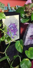 Load image into Gallery viewer, Lilac crysanthemum flower Australian floral tattoo inspired artwork
