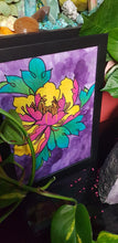 Load image into Gallery viewer, Yellow crysanthemum flower Australian floral tattoo inspired artwork
