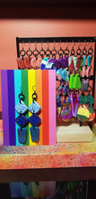 Load image into Gallery viewer, Freshwater glitter handmade earrings polymer clay
