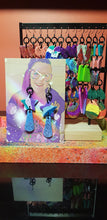 Load image into Gallery viewer, SALE $10!!!  Twinkle little star glitter handmade earrings polymer clay
