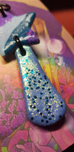 Load image into Gallery viewer, SALE $10!!!  Twinkle little star glitter handmade earrings polymer clay
