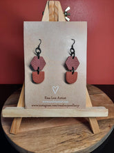 Load image into Gallery viewer, Fragrant cloves dangle handmade earrings polymer clay earthy
