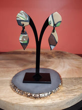Load image into Gallery viewer, Gumdrop studs handmade earrings polymer clay earthy
