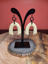 Load image into Gallery viewer, SALE Paris rain dangle handmade earrings polymer clay earthy
