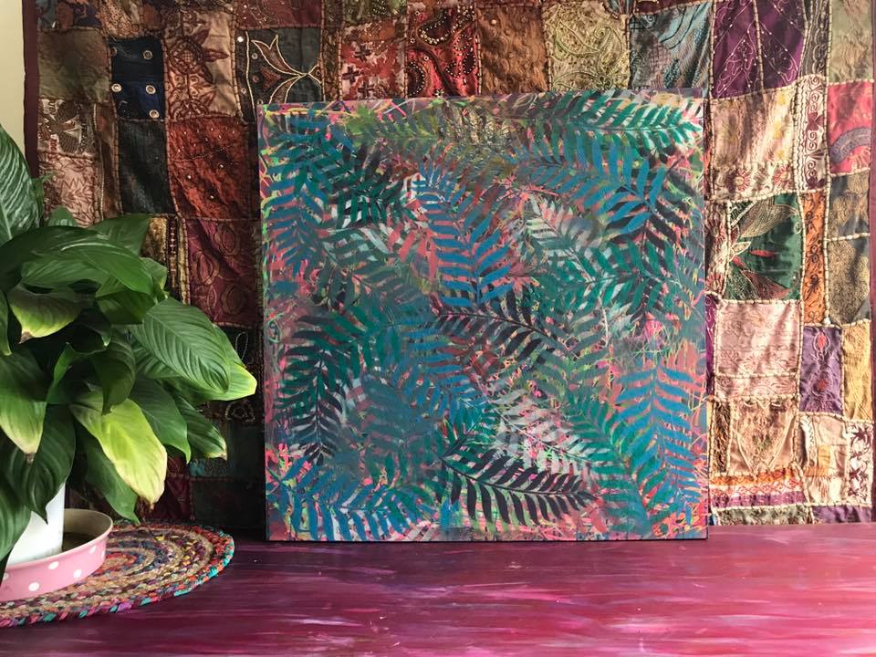 SOLD Palm leaves