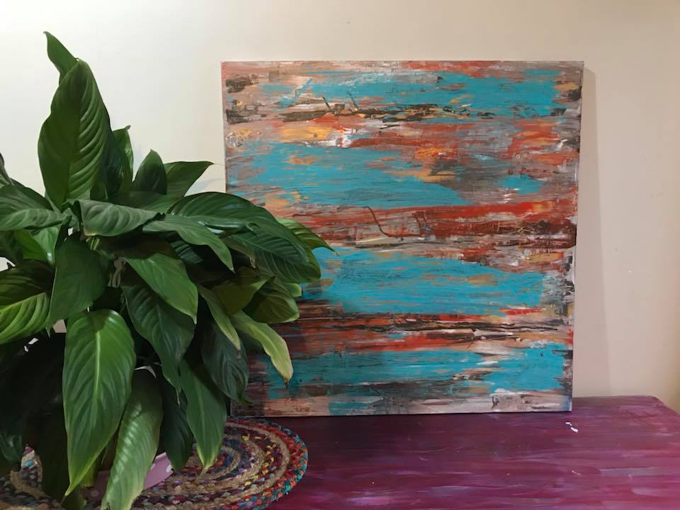 SOLD Rusty Turquoise