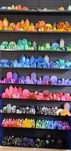 Load image into Gallery viewer, Resin crystal set in rainbow glitter clear tones
