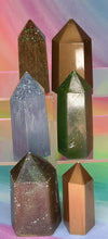 Load image into Gallery viewer, Resin crystal set in gold &amp; earthy tones
