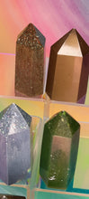 Load image into Gallery viewer, Resin crystal set in gold &amp; earthy tones
