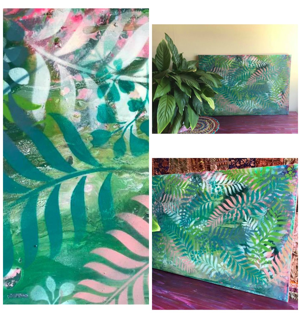 SOLD Tropical vines
