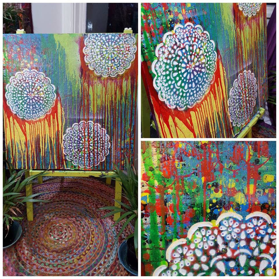 SOLD Lace mandala